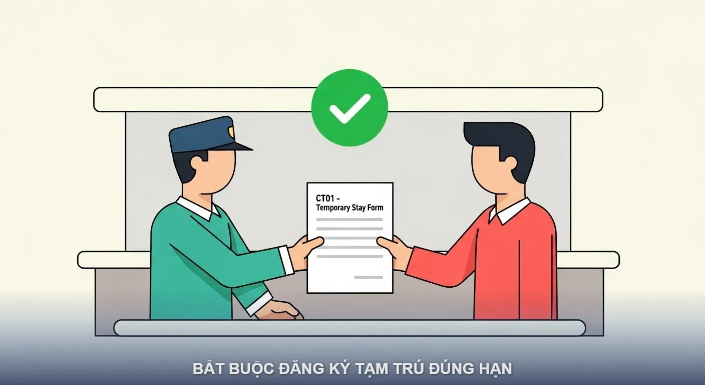 Bắt buộc phải đăng ký tạm trú
