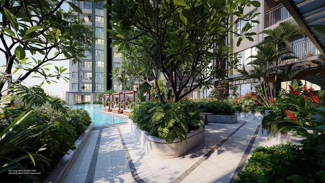 Thiết kế mặt ngoài các tòa chung cư tại dự án nhà ở xã hội Vĩnh Hưng, tối ưu ánh sáng tự nhiên.