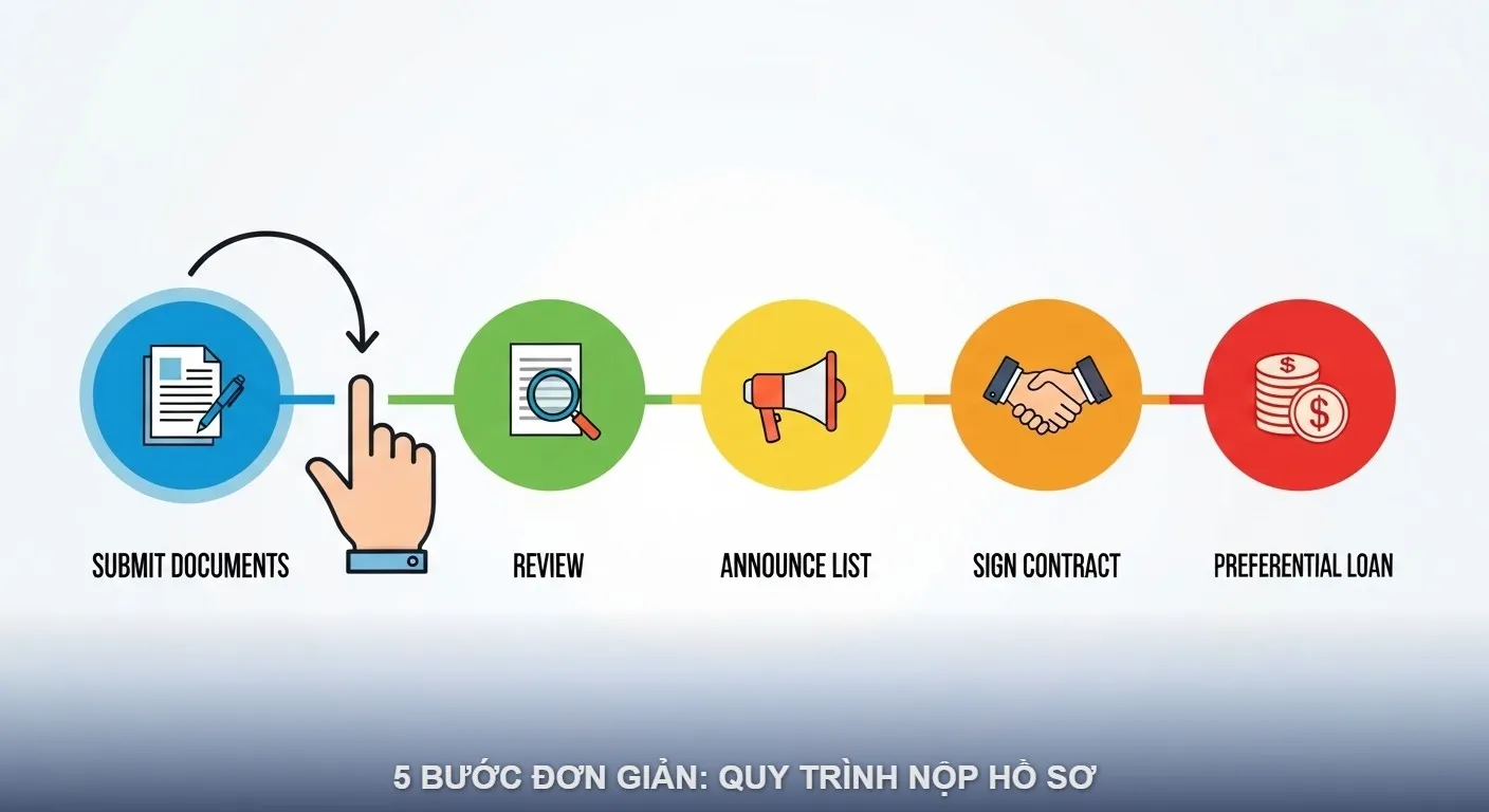 Hướng dẫn quy trình, thủ tục và chính sách vay vốn ưu đãi Hướng dẫn quy trình, thủ tục và chính sách vay vốn ưu đãi