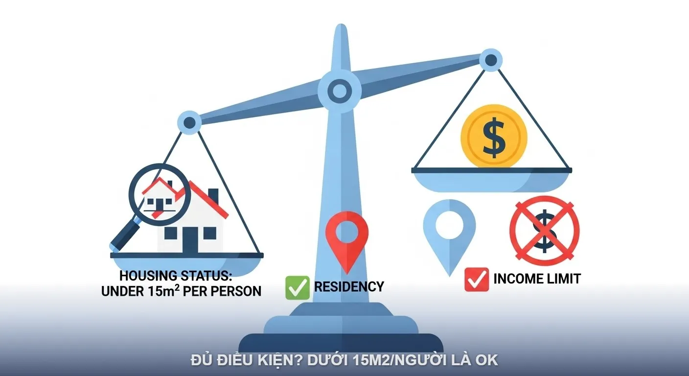 ĐIỀU KIỆN DƯỚI 15M2/NGƯỜI LÀ OK? ĐIỀU KIỆN DƯỚI 15M2/NGƯỜI LÀ OK?