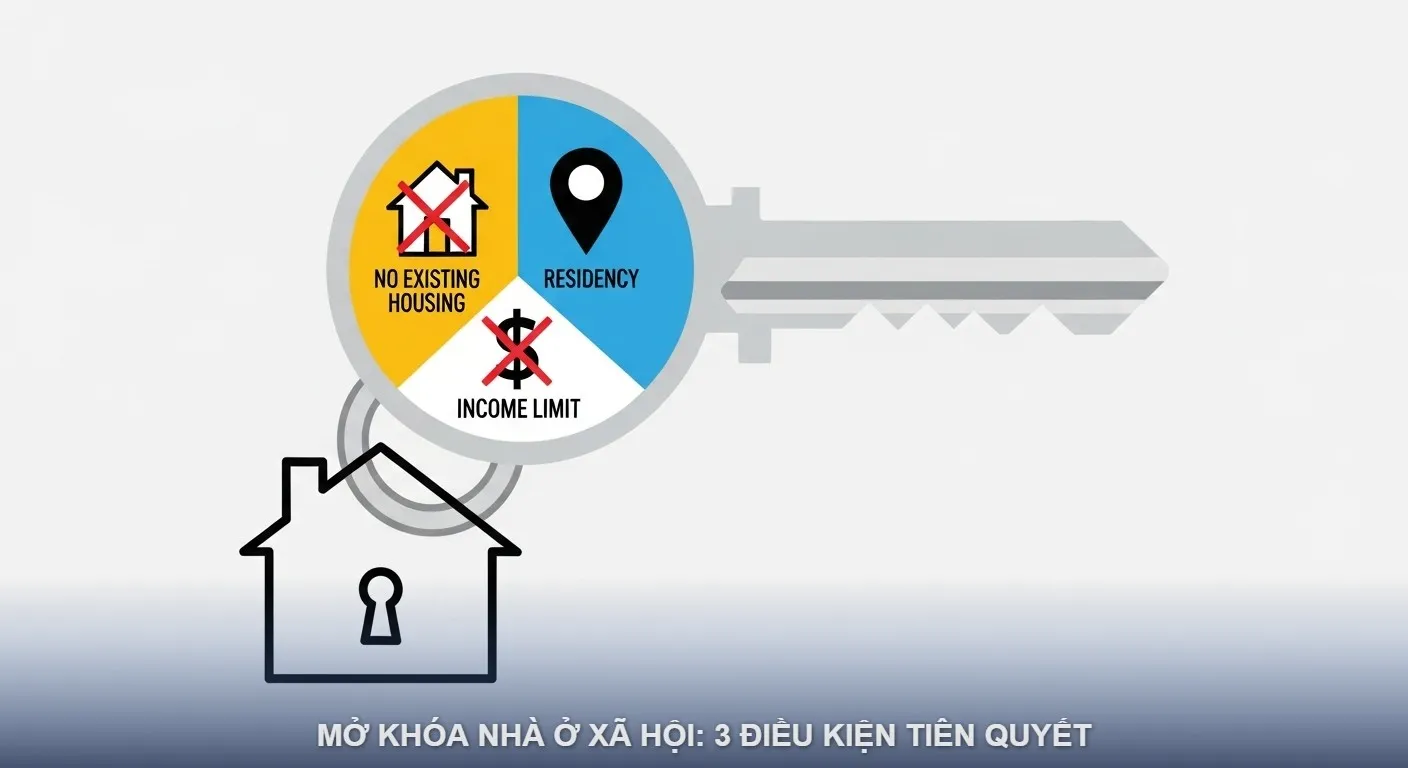 MỞ KHOÁ NHÀ Ở XÃ HỘI: 3 ĐIỀU KIỆN TIÊN QUYẾT