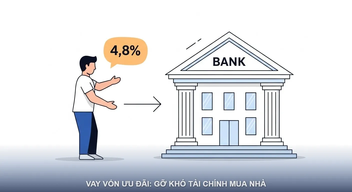 VAY VỐN ƯU ĐÃI GỠ KHÓ TÀI CHÍNH MUA NHÀ VAY VỐN ƯU ĐÃI GỠ KHÓ TÀI CHÍNH MUA NHÀ